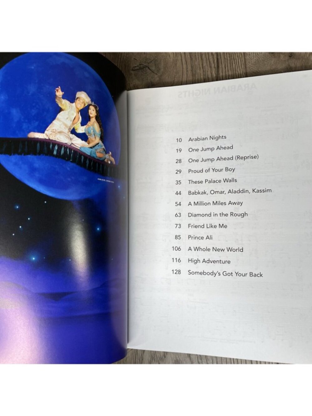 Aladdin Broadway Musical Sheet Music Piano Vocal Selections Book Hal Leonard - Picture 5 of 5